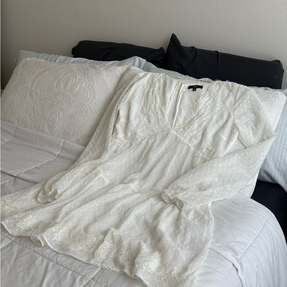 Lulu's White Lace Dress